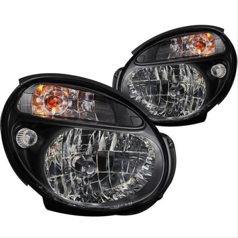 ANZO 2002-2003 Subaru Impreza Crystal Headlights Black thumbnail 1