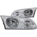 ANZO 2000-2001 Toyota Camry Crystal Headlights w/ Halo Chrome thumbnail 2