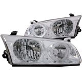 ANZO 2000-2001 Toyota Camry Crystal Headlights w/ Halo Chrome thumbnail 3