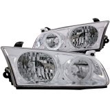 ANZO 2000-2001 Toyota Camry Crystal Headlights w/ Halo Chrome thumbnail 4