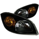 ANZO 2005-2010 Chevrolet Cobalt Crystal Headlights Black thumbnail 5