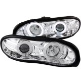 ANZO 1998-2002 Chevrolet Camaro Projector Headlights w/ Halo Chrome thumbnail 5