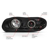 ANZO 1998-2002 Chevrolet Camaro Projector Headlights w/ Halo Black thumbnail 9