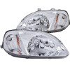 ANZO 1999-2000 Honda Civic Crystal Headlights Chrome thumbnail 8