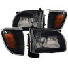 ANZO 2001-2004 Toyota Tacoma Crystal Headlights Black thumbnail 6