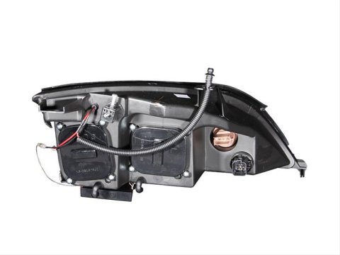 ANZO 2005-2007 Ford Focus Projector Headlights w/ Halo Black thumbnail 1