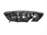 ANZO 2004-2007 Chevrolet Malibu Crystal Headlights Black thumbnail 2