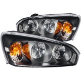 ANZO 2004-2007 Chevrolet Malibu Crystal Headlights Black thumbnail 4