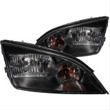 ANZO 2005-2007 Ford Focus Crystal Headlights Black thumbnail 2