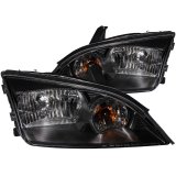 ANZO 2005-2007 Ford Focus Crystal Headlights Black thumbnail 4