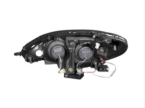 ANZO 2002-2003 Lexus Es300 Projector Headlights w/ Halo Black thumbnail 3
