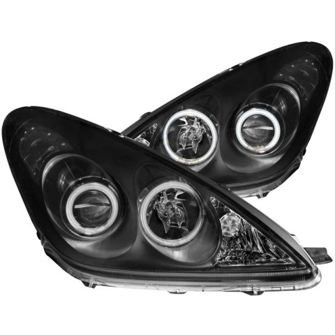 ANZO 2002-2003 Lexus Es300 Projector Headlights w/ Halo Black thumbnail 5
