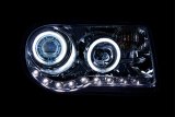 ANZO 2005-2010 Chrysler 300C Projector Headlights w/ Halo Chrome (CCFL) G2 thumbnail 2