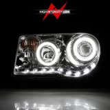 ANZO 2005-2010 Chrysler 300C Projector Headlights w/ Halo Chrome (CCFL) G2 thumbnail 8