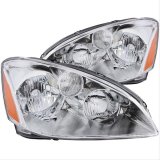 ANZO 2002-2004 Nissan Altima Crystal Headlights Chrome thumbnail 2