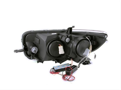 ANZO 2008-2010 Scion Xb Projector Headlights w/ Halo Black thumbnail 2