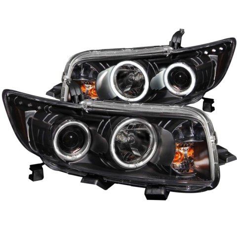 ANZO 2008-2010 Scion Xb Projector Headlights w/ Halo Black thumbnail 4