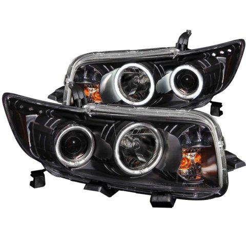 ANZO 2008-2010 Scion Xb Projector Headlights w/ Halo Black thumbnail 6