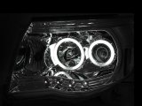 ANZO 2005-2011 Toyota Tacoma Projector Headlights w/ Halos Chrome thumbnail 1