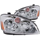 ANZO 2005-2006 Nissan Altima Crystal Headlights Chrome thumbnail 1