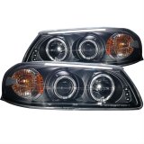 ANZO 2000-2005 Chevrolet Impala Projector Headlights w/ Halo Black thumbnail 3