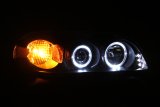 ANZO 2000-2005 Chevrolet Impala Projector Headlights w/ Halo Black thumbnail 8
