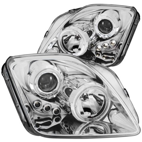 ANZO 1997-2001 Honda Prelude Projector Headlights w/ Halo Chrome w/ LED thumbnail 4