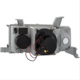 ANZO 2004-2007 Scion Xb Projector Headlights w/ Halo Black G2 thumbnail 2