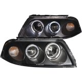 ANZO 2001-2005 Volkswagen Passat Projector Headlights w/ Halo Black thumbnail 4