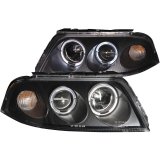 ANZO 2001-2005 Volkswagen Passat Projector Headlights w/ Halo Black thumbnail 6