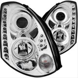ANZO 2003-2007 Infiniti G35 Projector Headlights w/ Halo Chrome (CCFL) (HID Compatible) thumbnail 3