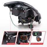 ANZO 2003-2007 Infiniti G35 Projector Headlights w/ Halo Chrome (CCFL) (HID Compatible) thumbnail 8