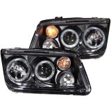 ANZO 1999-2005 Volkswagen Jetta Projector Headlights w/ Halo Black (CCFL) thumbnail 5
