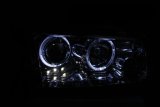ANZO 2006-2010 Dodge Charger Projector Headlights w/ Halo Chrome thumbnail 3