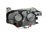 ANZO 2006-2010 Dodge Charger Projector Headlights w/ Halo Chrome thumbnail 8