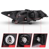 ANZO 2009-2012 Acura TSX Projector Headlights w/ Halo Black (CCFL) (HID Compatible) thumbnail 9