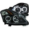ANZO 2008-2009 Nissan Altima (2 Door ONLY) Projector Headlights w/ Halo Black (CCFL) thumbnail 7