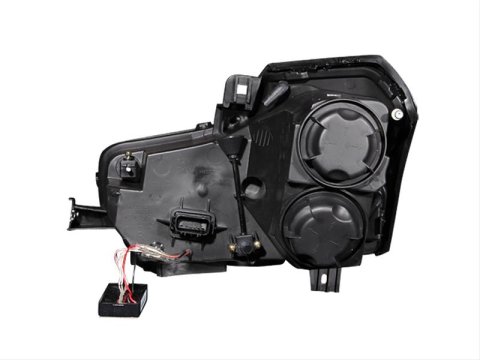 ANZO 2003-2007 Cadillac CTS Projector Headlights w/ Halo Black