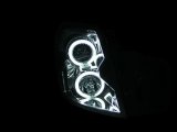 ANZO 2003-2007 Cadillac CTS Projector Headlights w/ Halo Black (CCFL) thumbnail 2