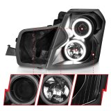 ANZO 2003-2007 Cadillac CTS Projector Headlights w/ Halo Black (CCFL) thumbnail 8