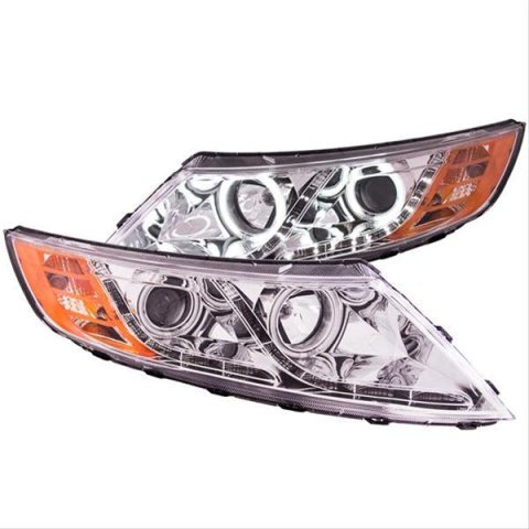 ANZO 2011-2013 Kia Optima Projector Headlights w/ Halo Chrome (CCFL) thumbnail 3