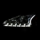 ANZO 2013-2014 Nissan Altima Projector Headlights w/ Plank Style Design Chrome thumbnail 9