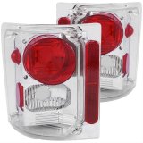 ANZO 1973-1987 Chevrolet C 10 Taillights Chrome thumbnail 1