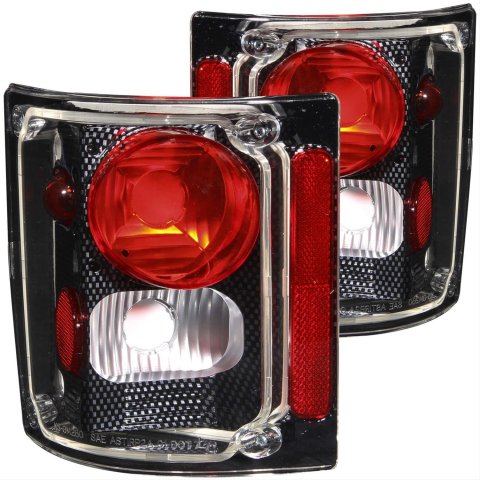 ANZO 1973-1987 Chevrolet C 10 Taillights Carbon thumbnail 1