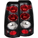 ANZO 1999-2002 Chevrolet Silverado 1500 Taillights Black thumbnail 1