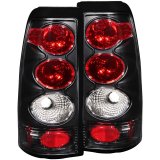 ANZO 1999-2002 Chevrolet Silverado 1500 Taillights Black thumbnail 3