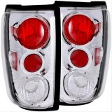 ANZO 1997-2002 Ford Expedition Taillights Chrome thumbnail 1
