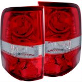 ANZO 2004-2008 Ford F-150 Taillights Red/Clear - LED Style thumbnail 1