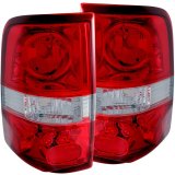 ANZO 2004-2008 Ford F-150 Taillights Red/Clear - LED Style thumbnail 5