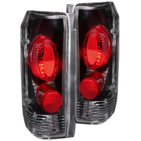 ANZO 1989-1996 Ford F-150 Taillights Black thumbnail 4